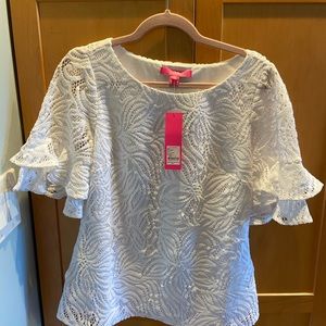 Lily Pulitzer white top